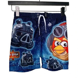 Angry bird  board shorts, 100% polyester